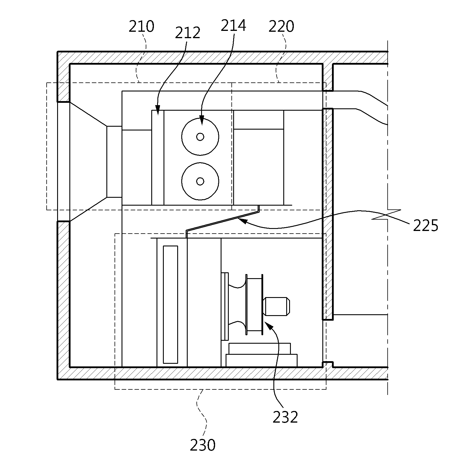 Apparatus and method for cooling server room using outside air