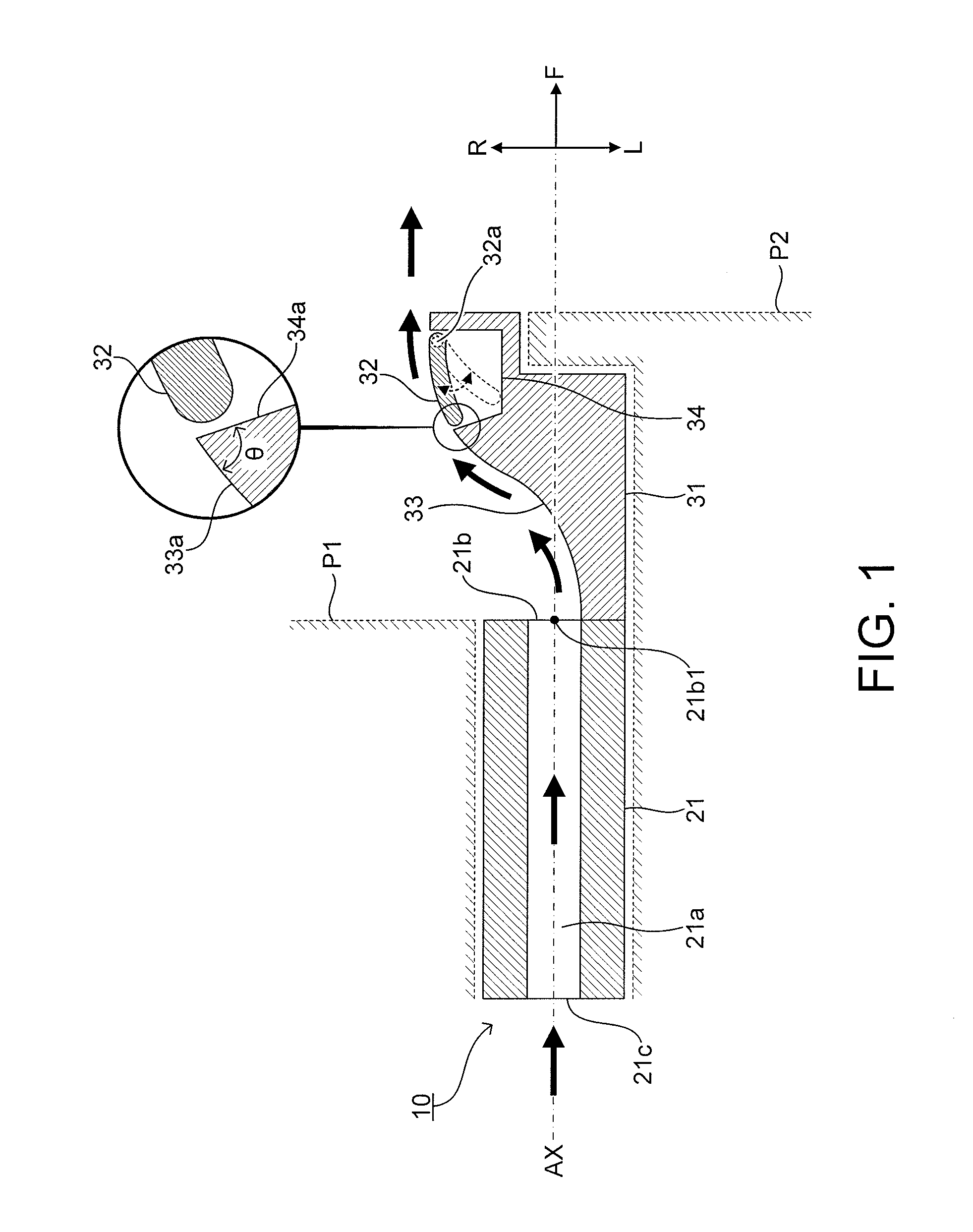 Air blowing device