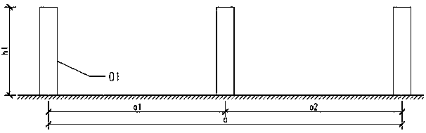 Profile steel concrete transfer beam and reverse construction method thereof