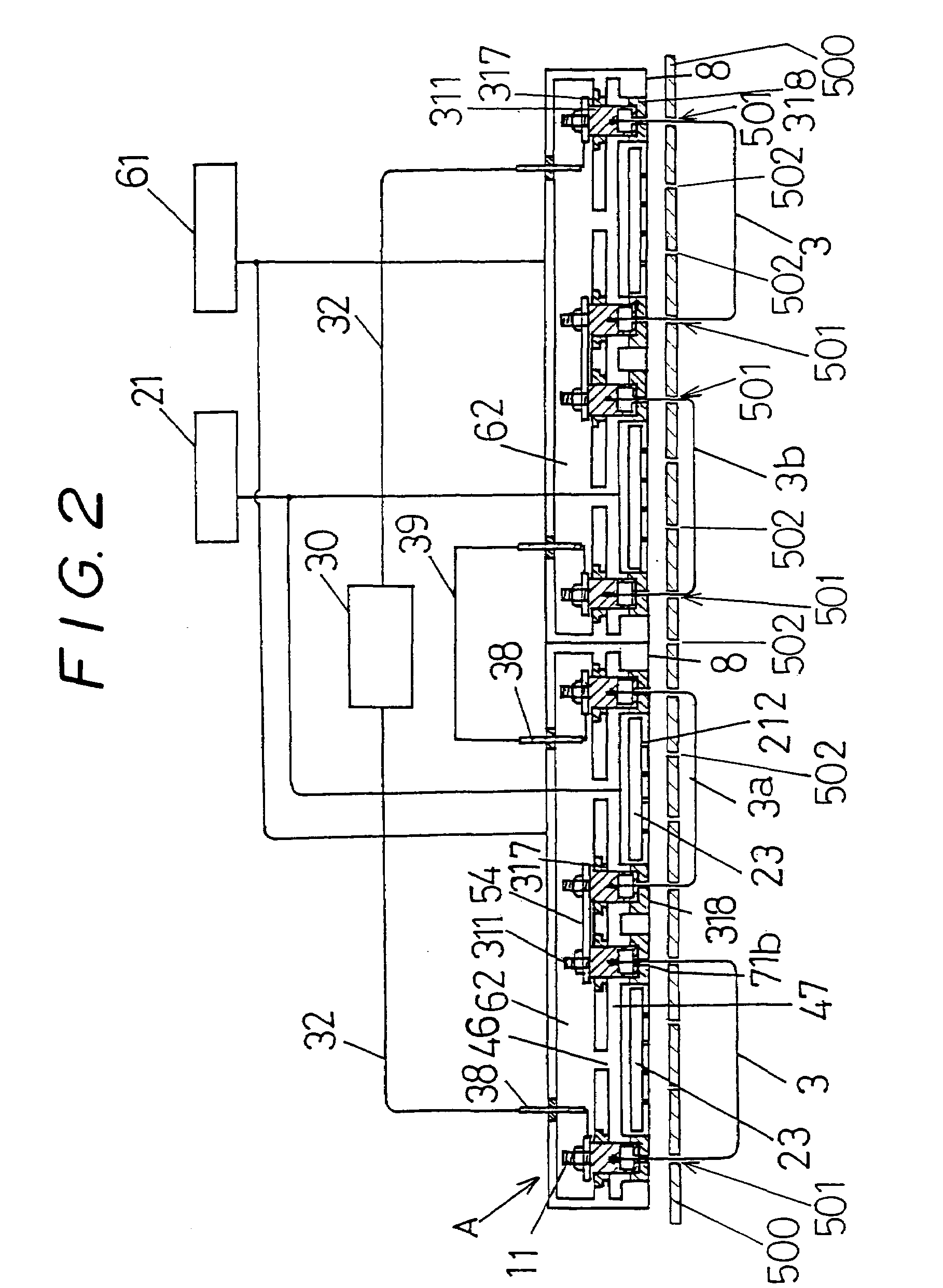Heating element CVD system and connection structure between heating element and electric power supply mechanism in the heating element CVD system