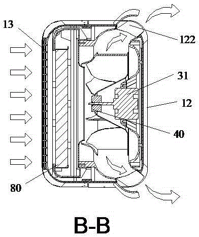 Three-dimensional surrounding air supply device and air conditioning device comprising same