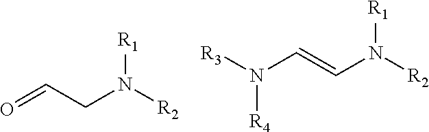 Reaction of glycoladehyde