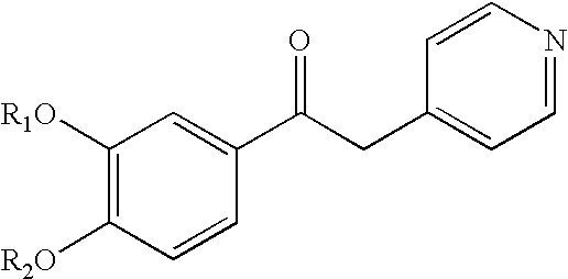 Derivatives of 1-phenyl-2-pyridynyl alkylene alcohols as phosphodiesterase inhibitors