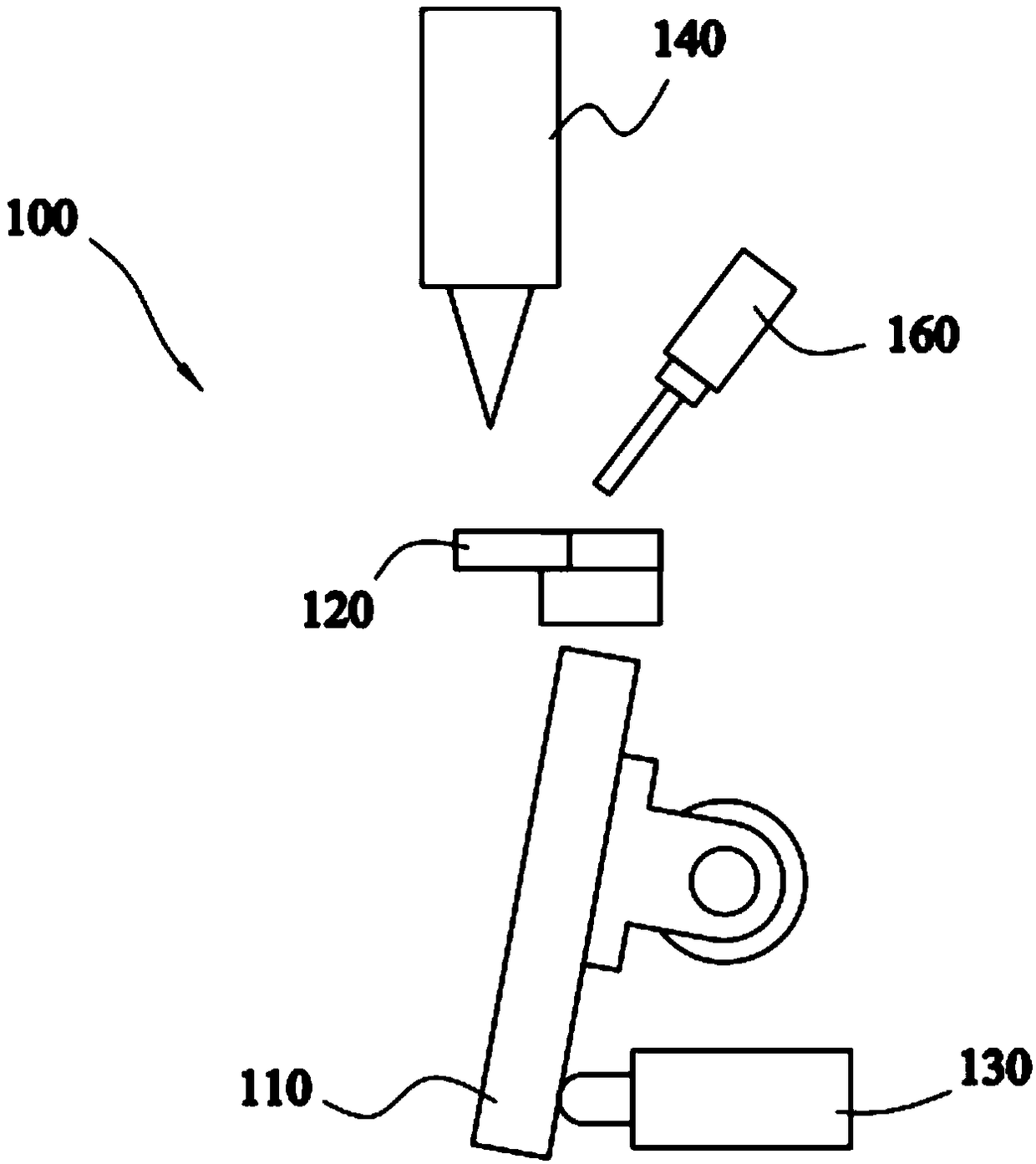 Sandwich type dispensing device and dispensing method thereof