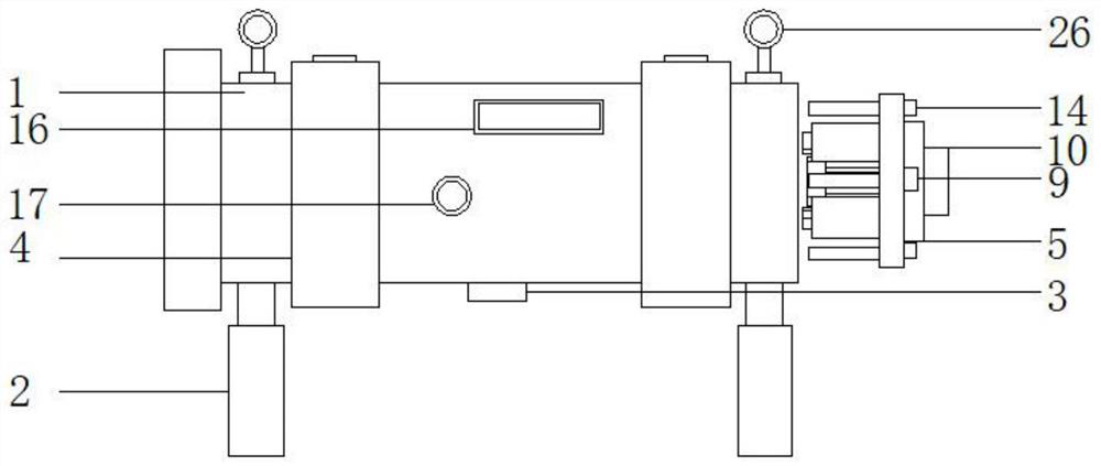 Automatic opening and closing pressure control device of horizontal normal-pressure hot water boiler