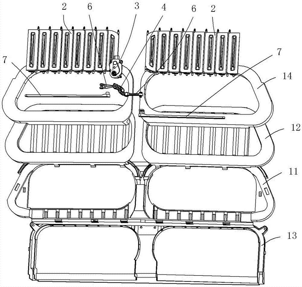 Automobile active air-intake grille
