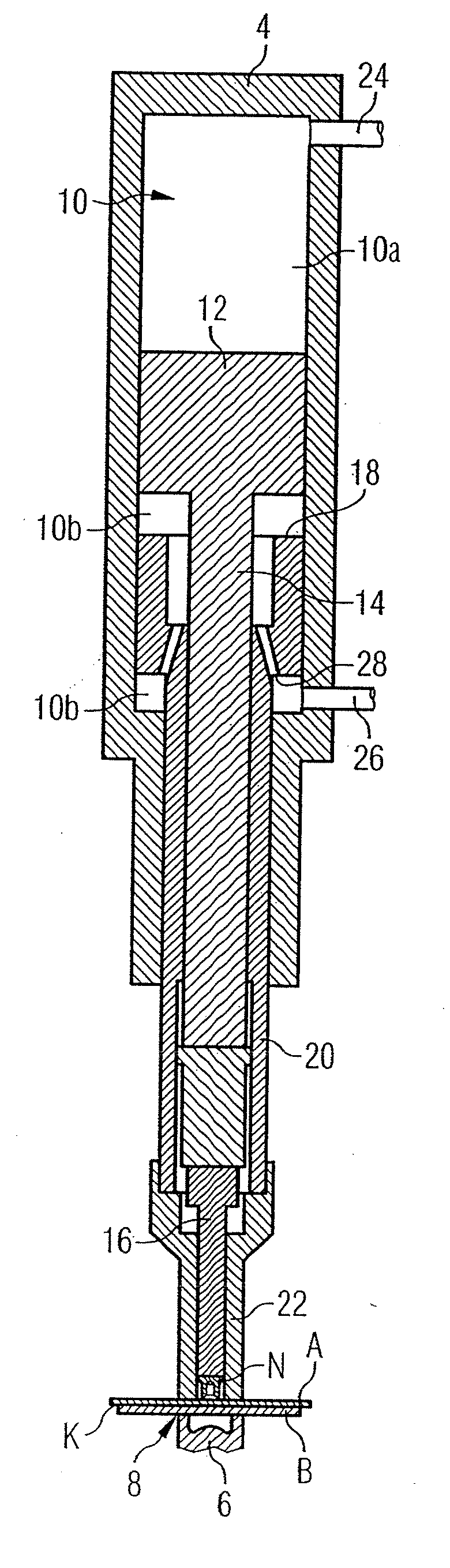 Joining Method and a Device for Operating a Fastening Tool