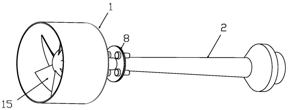 A full cyclone supersonic separation device