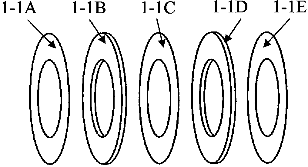 Supporting device of annular superconducting magnet