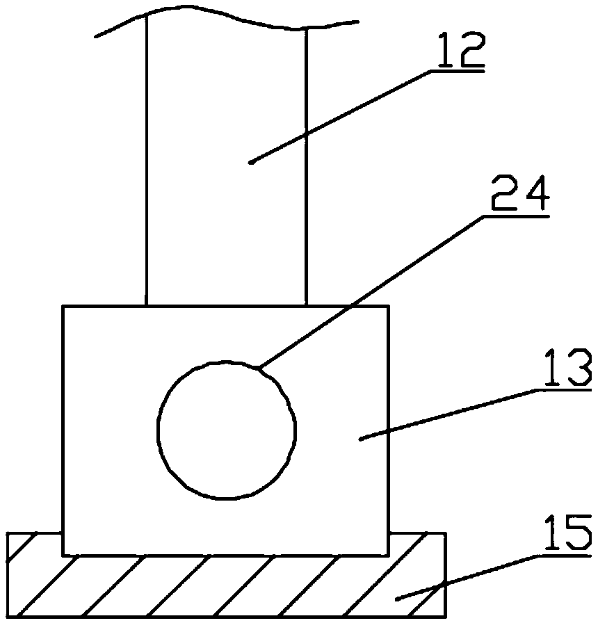 Grinding device for processing automobile parts