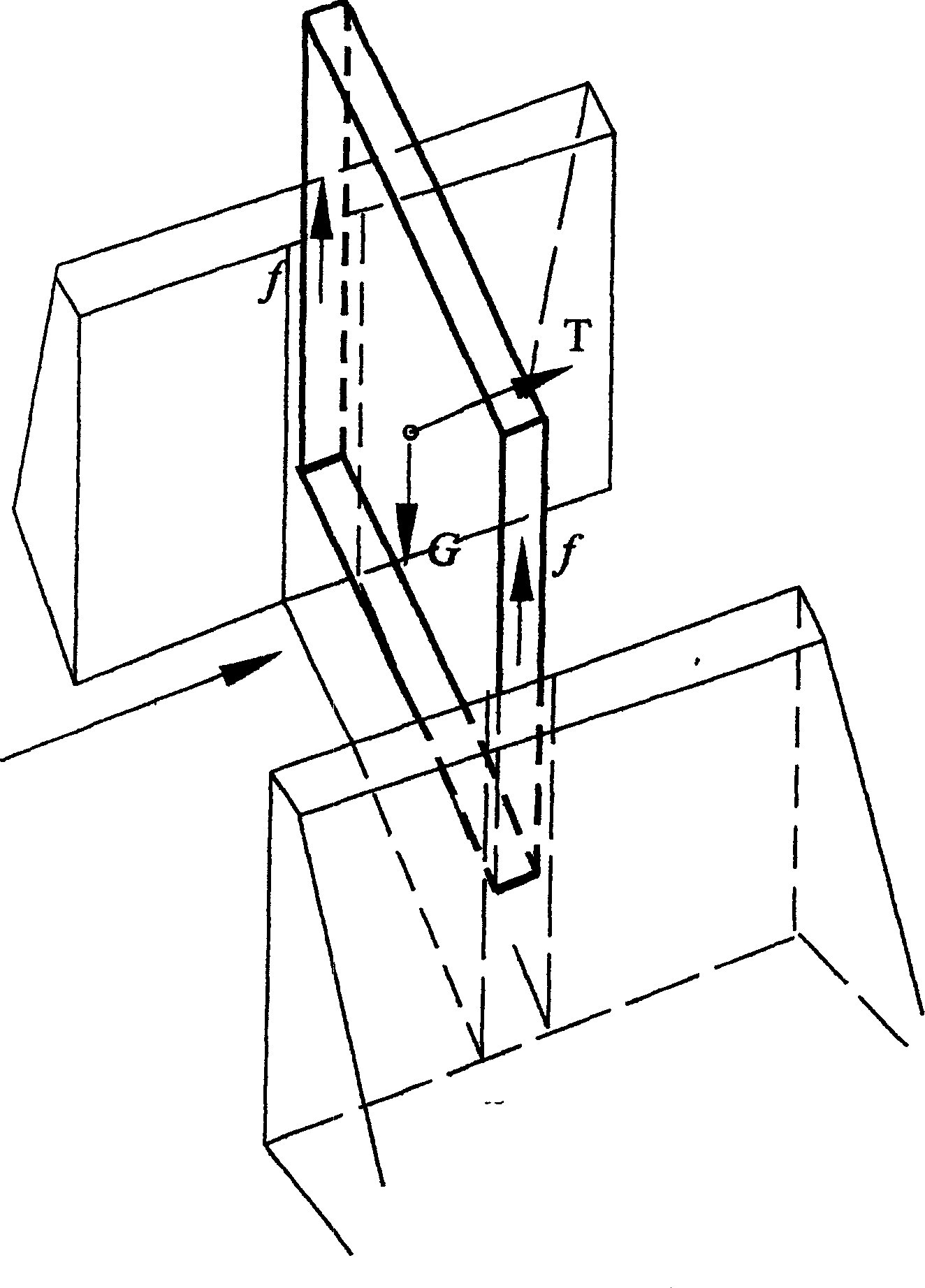 Sluice gate flow cutting off method and hinge type quick gate