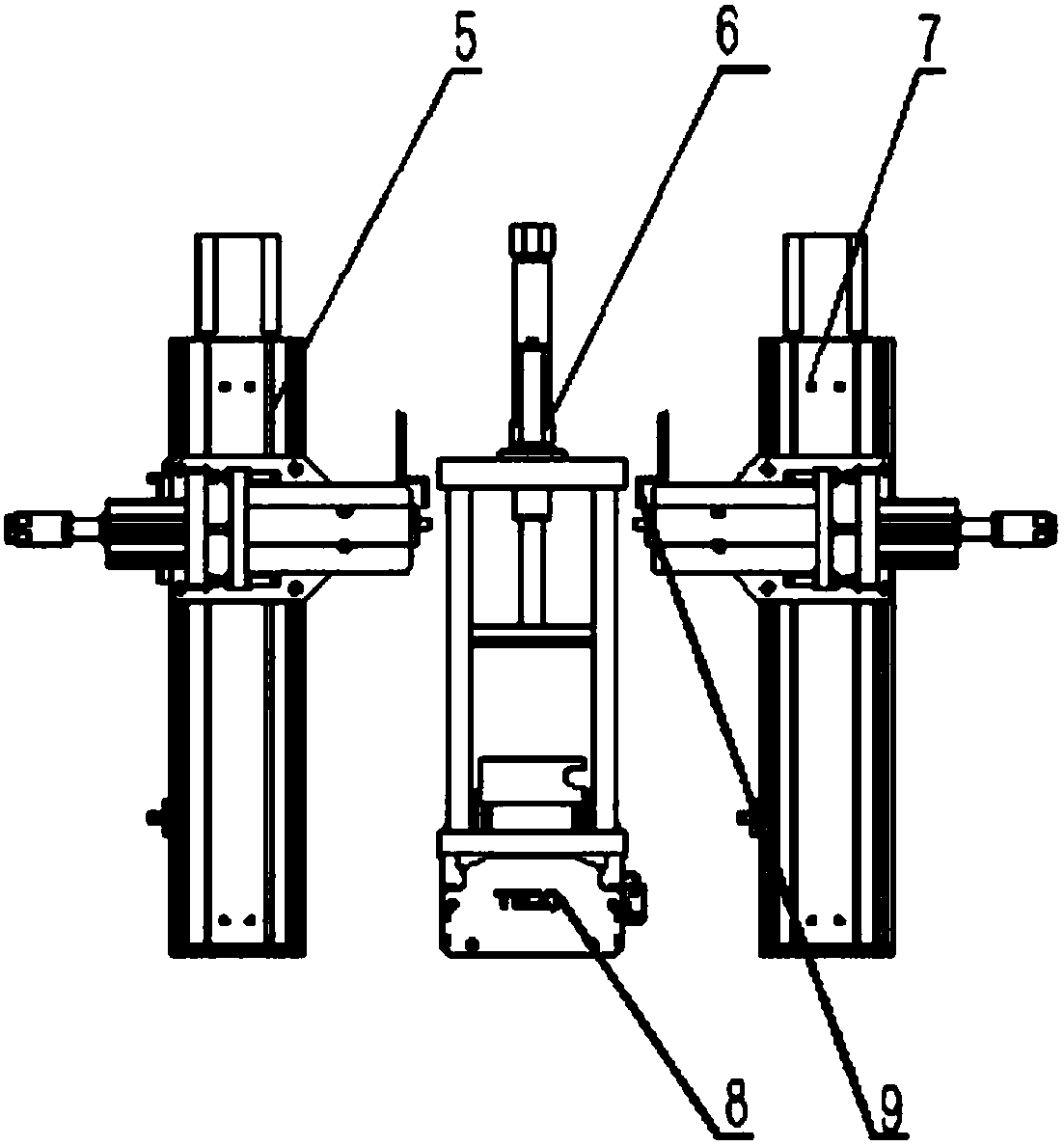 Welding method based on automatic battery electric-welding device