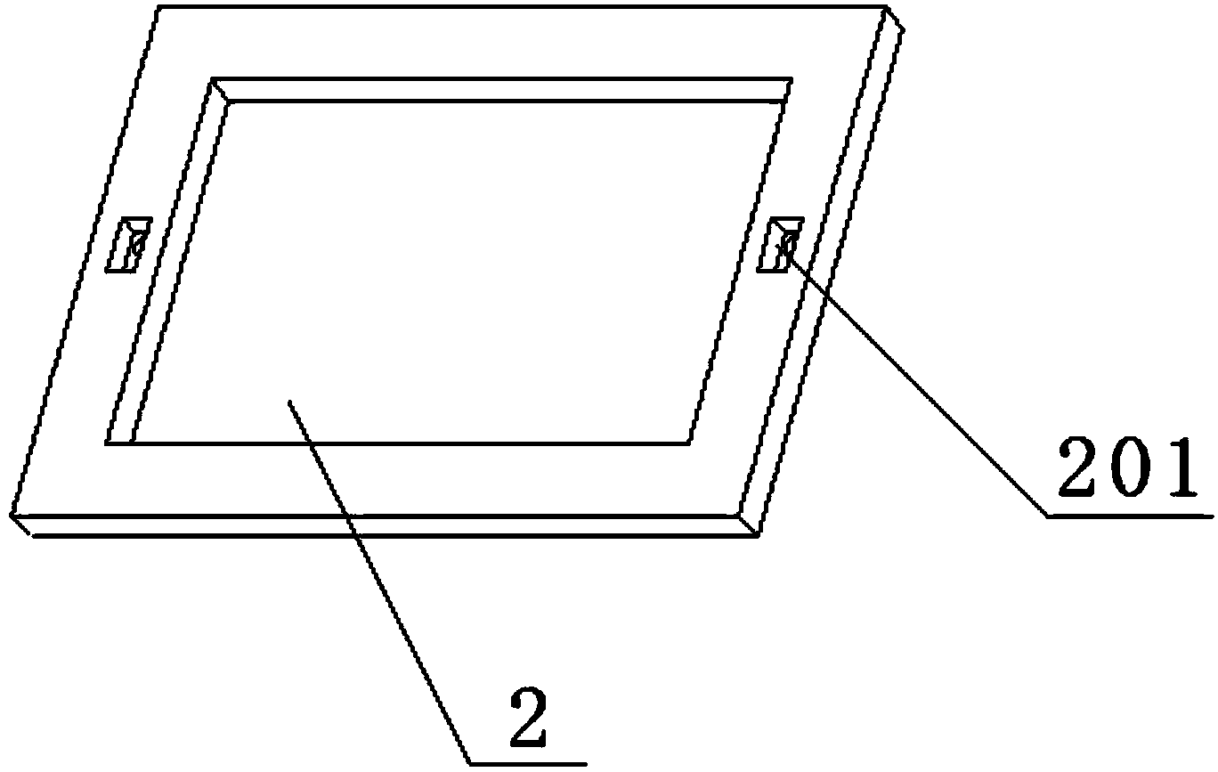 Fast installing mechanism and installing method for military liquid crystal display