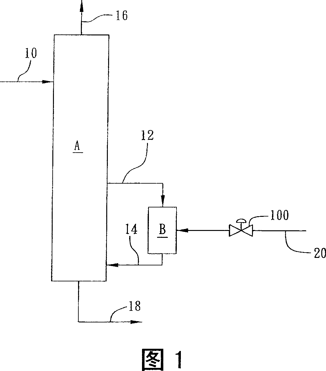 Equipment for steam stripping inorganic treating liquid, and method for removing organic pollutant