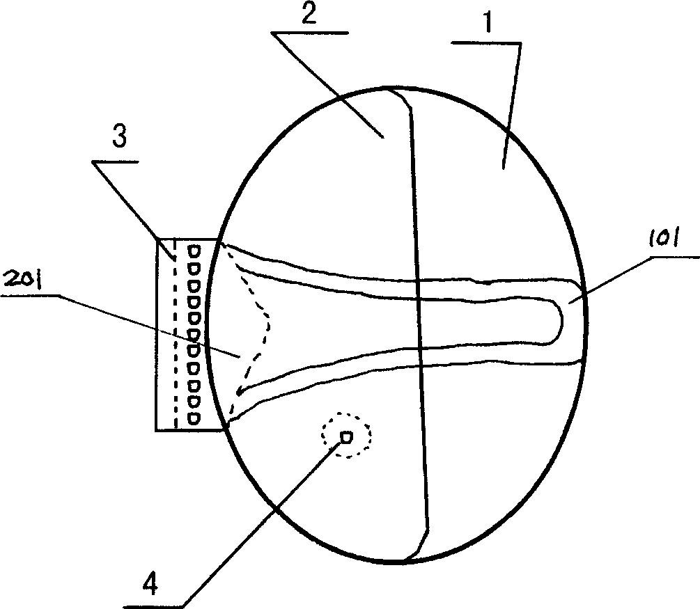 Automobile safety air bag and its manufacturing method