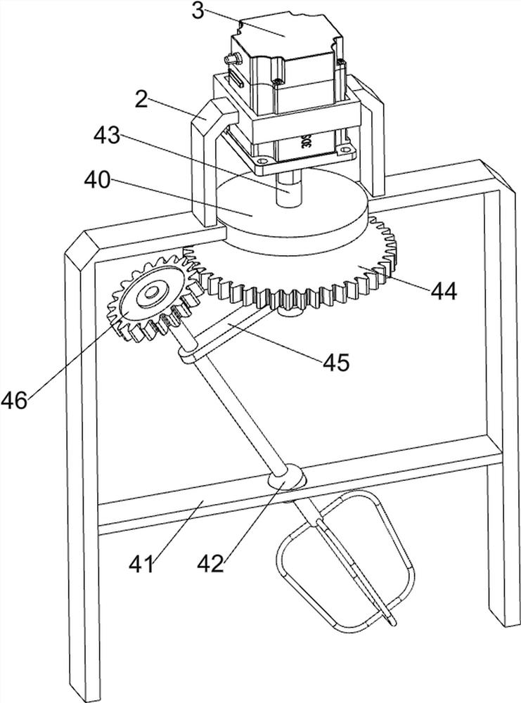 Egg shell opening and stirring equipment