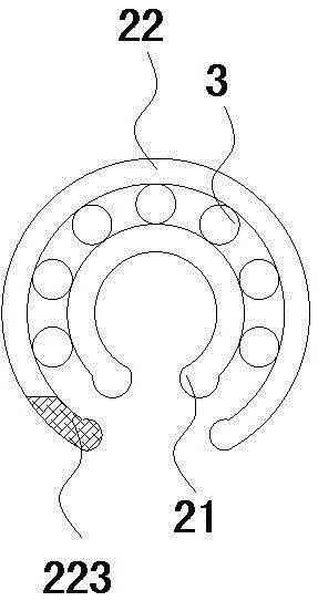 An underground optical fiber positioning detection device