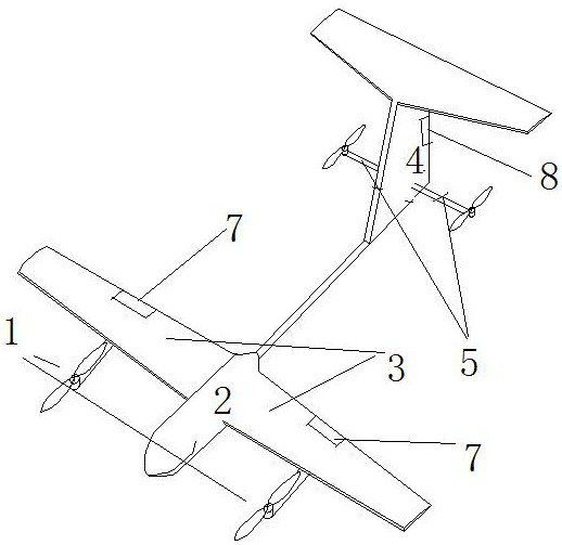 Composite structure aircraft with tiltable rotors