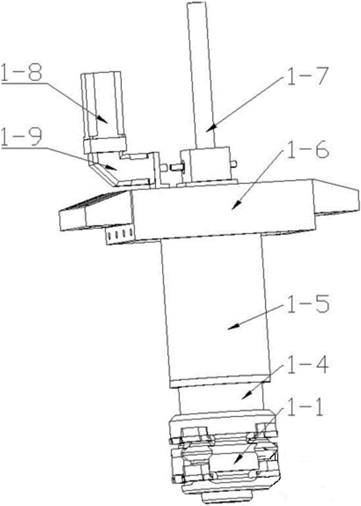 Internal rotation feeding device for large thin-wall cylindrical part pair wheel spinning equipment