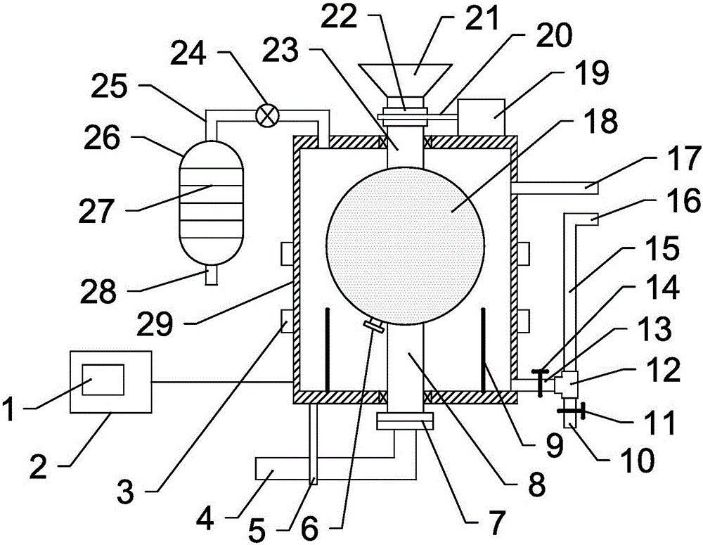 Biodiesel raw material dehydrating and deodorizing integrated device