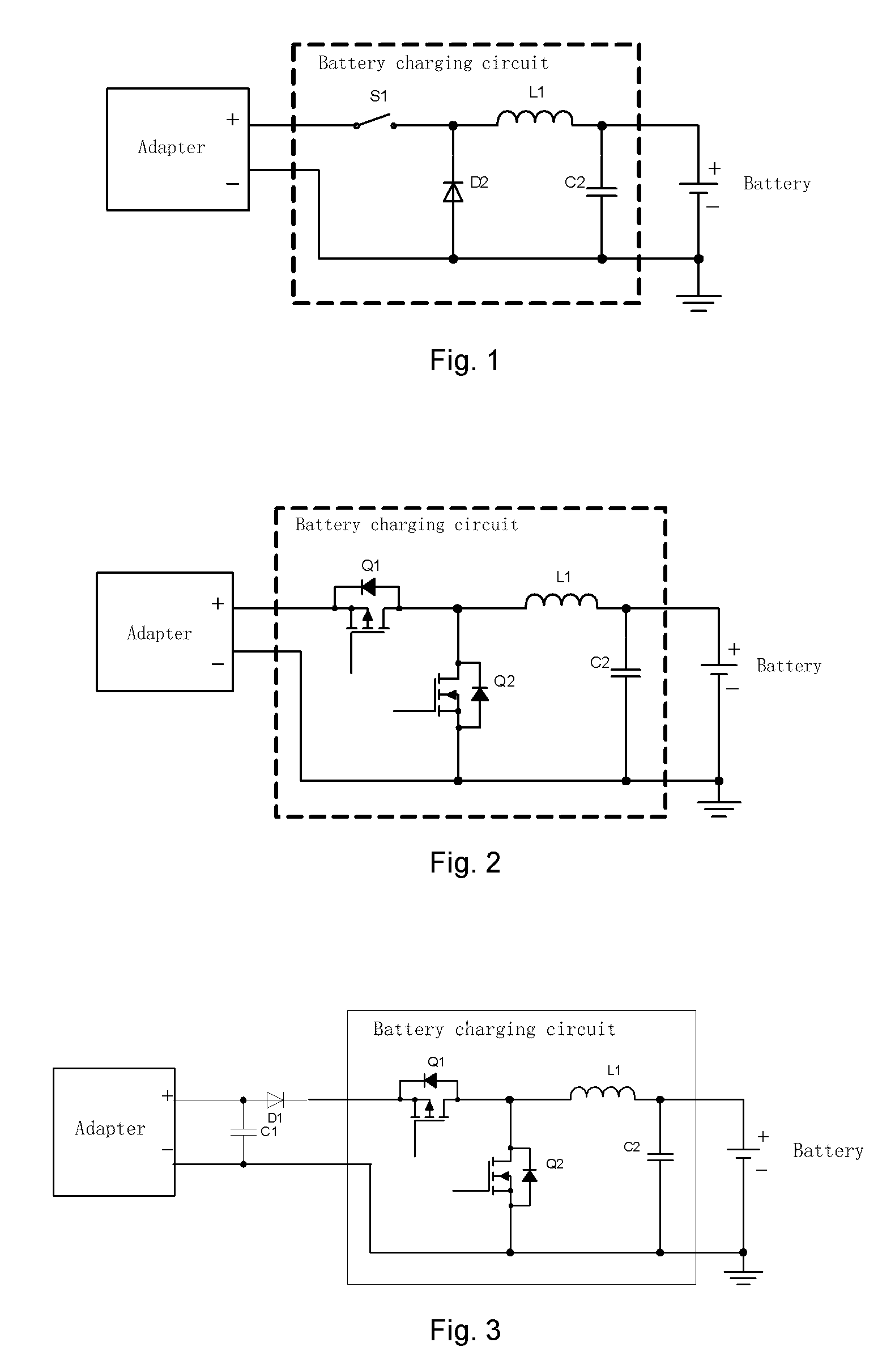 Synchronous rectification type battery charging circuit and protection circuit thereof