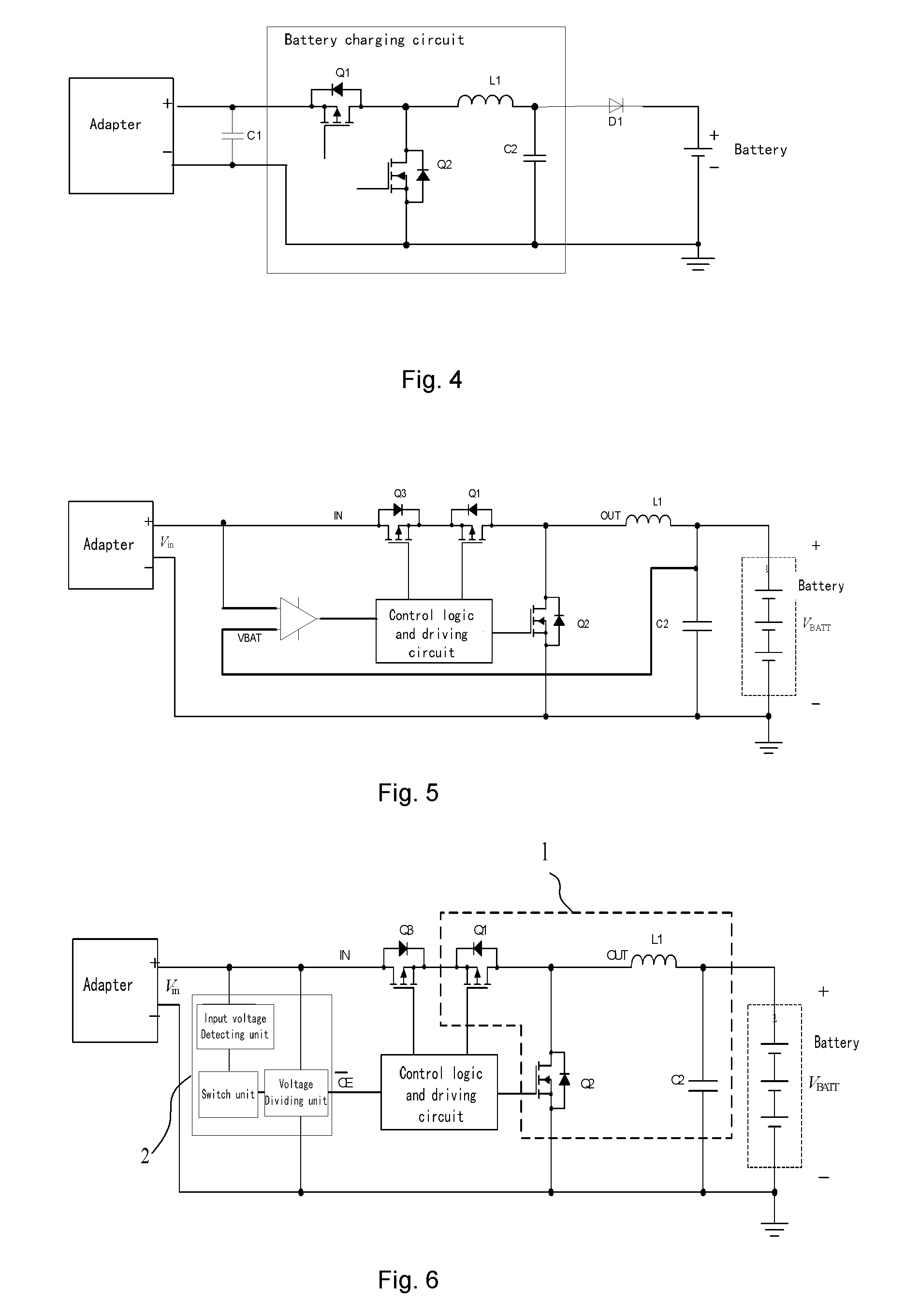 Synchronous rectification type battery charging circuit and protection circuit thereof