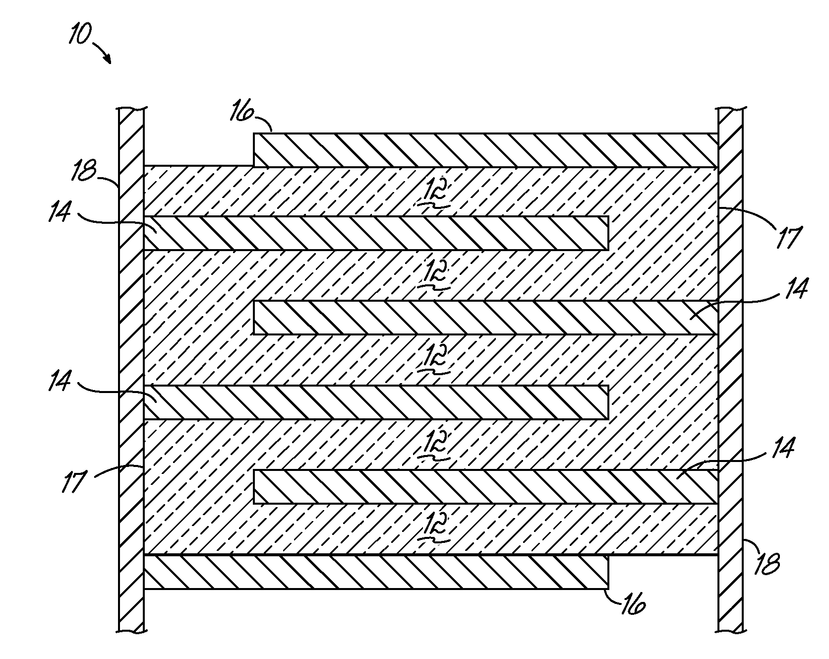Sintered Dielectric Ceramic, Composition for Making, and Use Thereof In Multilayer Capacitor And Energy Storage Device