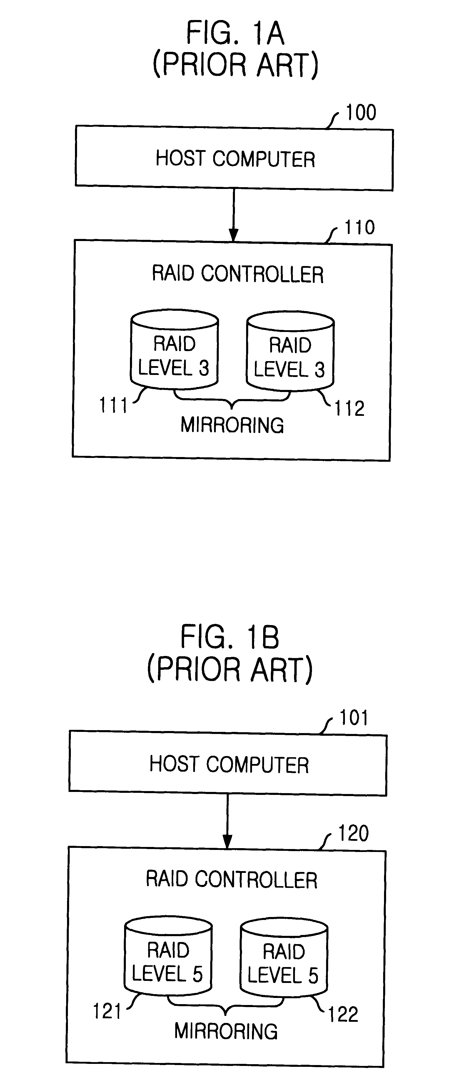 Hierarchical RAID system including multiple RAIDs and method for controlling RAID system