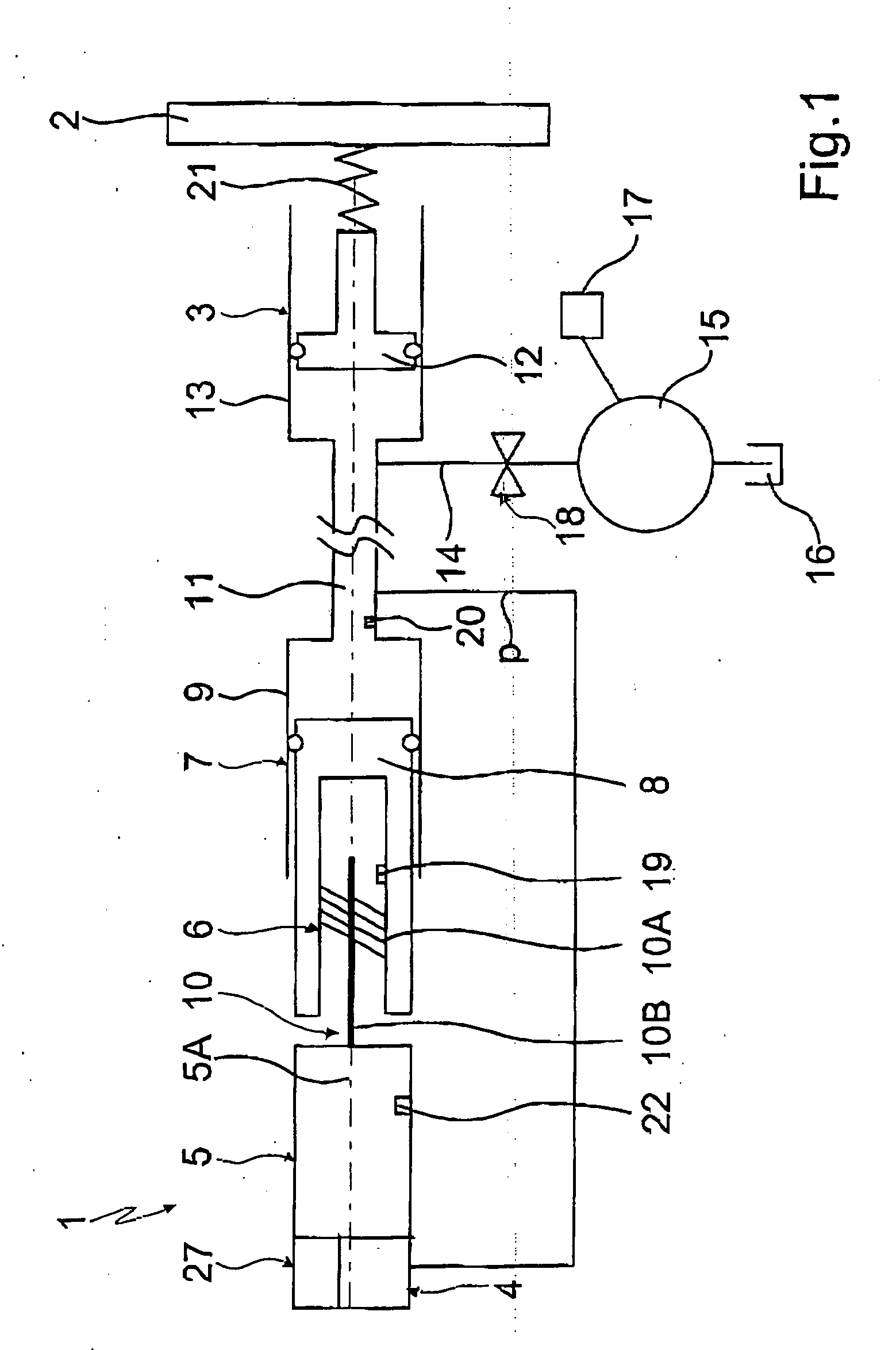 Device for controlling and/or regulating a hydraulically activatable shifting element of a gearing mechanism and a gearing mechanism