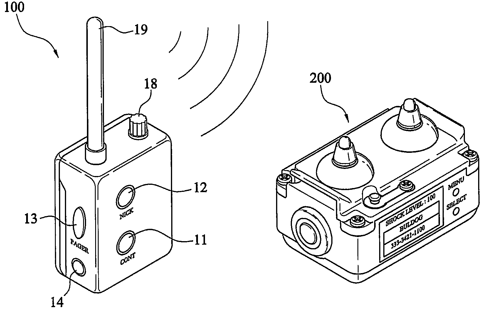 Vibration touch button-type animal training device and method of controlling the same
