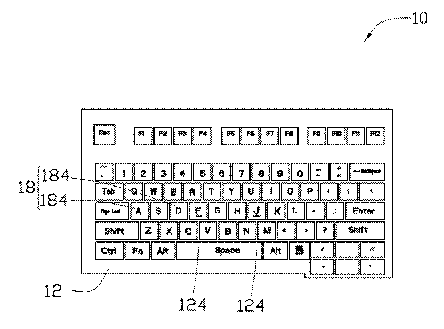 Touch-control type keyboard