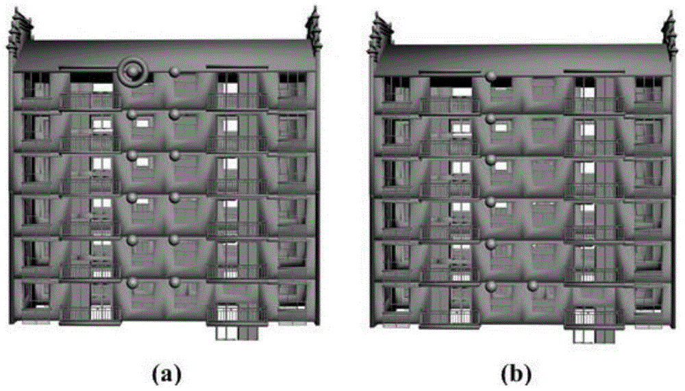 3D building model structure discovery method based on transformation space