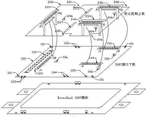 Integrated IGBT driving method and device