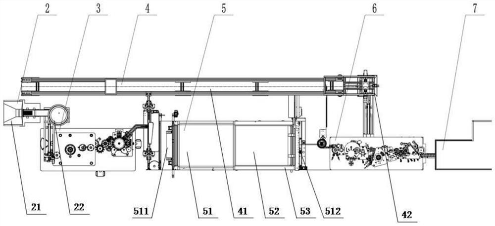 Automatic and continuous bullet assembling production line and assembling method