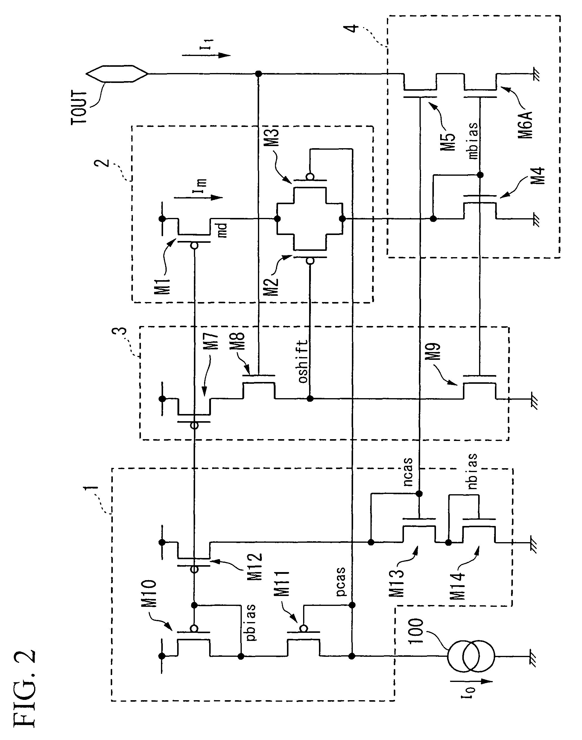 Circuit including first and second transistors coupled between an outpout terminal and a power supply