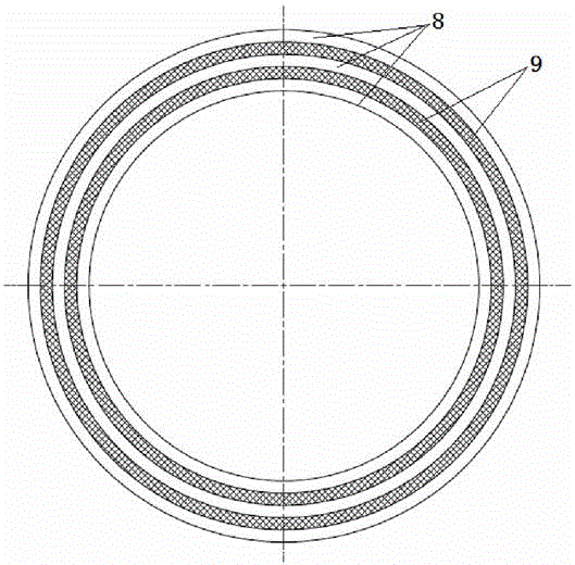 Continuous fiber reinforced thermoplastic composite tube and forming method thereof