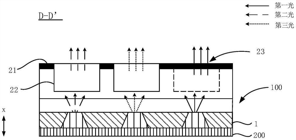 Color light-emitting element, display panel and manufacturing method