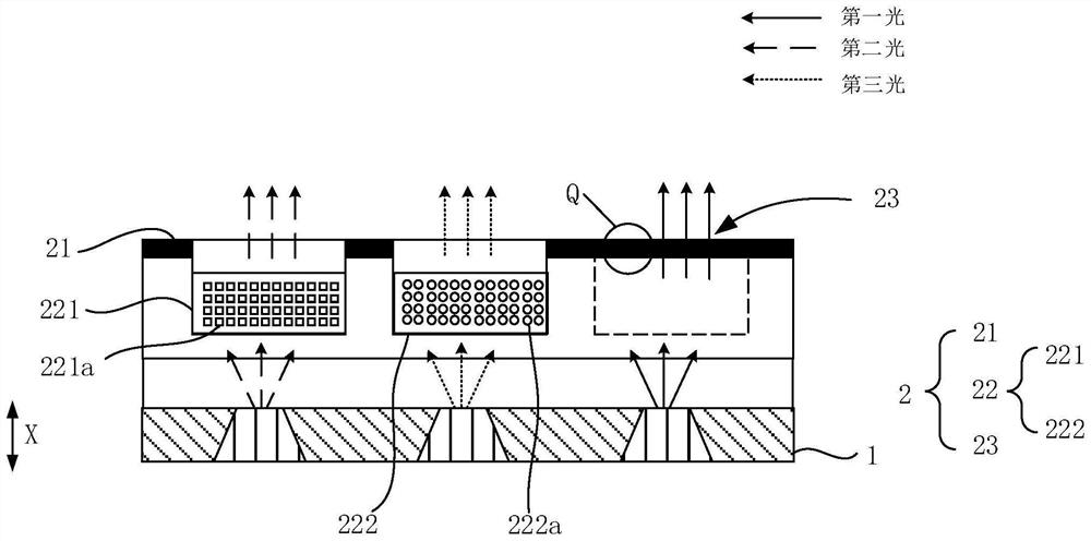 Color light-emitting element, display panel and manufacturing method