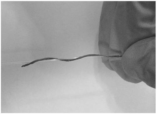 A kind of preparation method of conductive fiber with stretchable and low resistance change