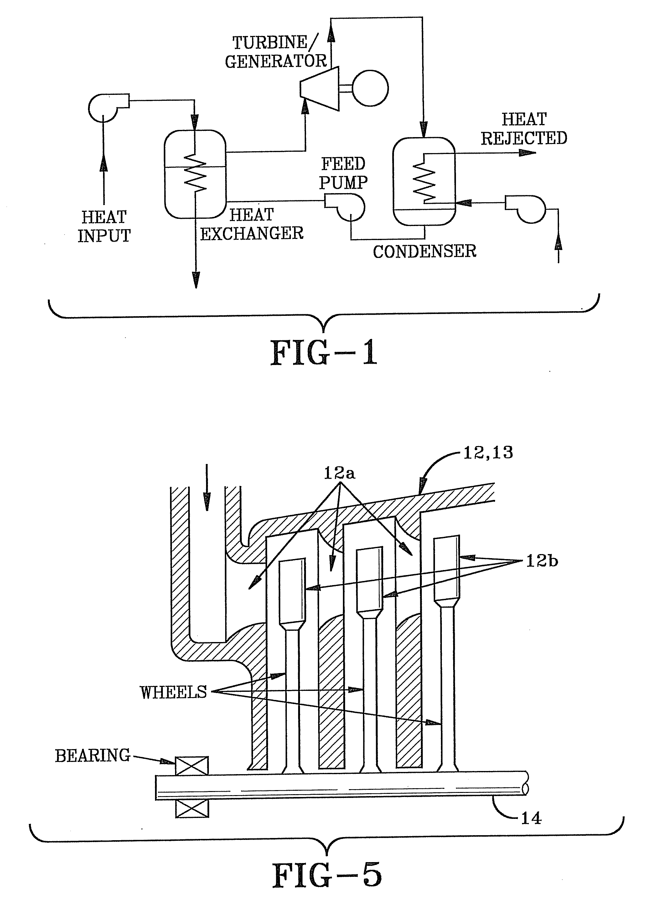 Power generator using an organic rankine cycle drive with refrigerant mixtures and low waste heat exhaust as a heat source