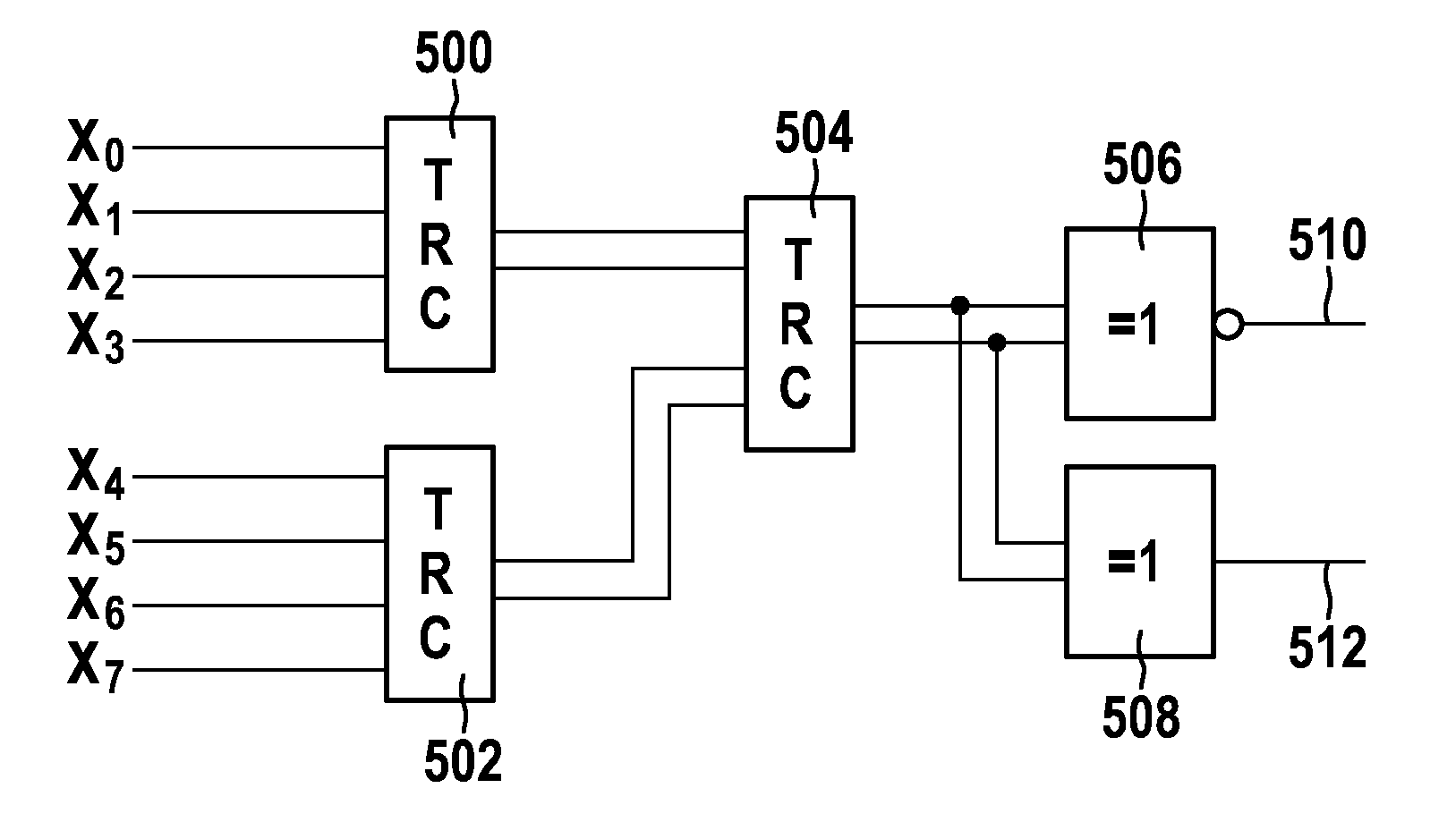 Method for checking an m of n code