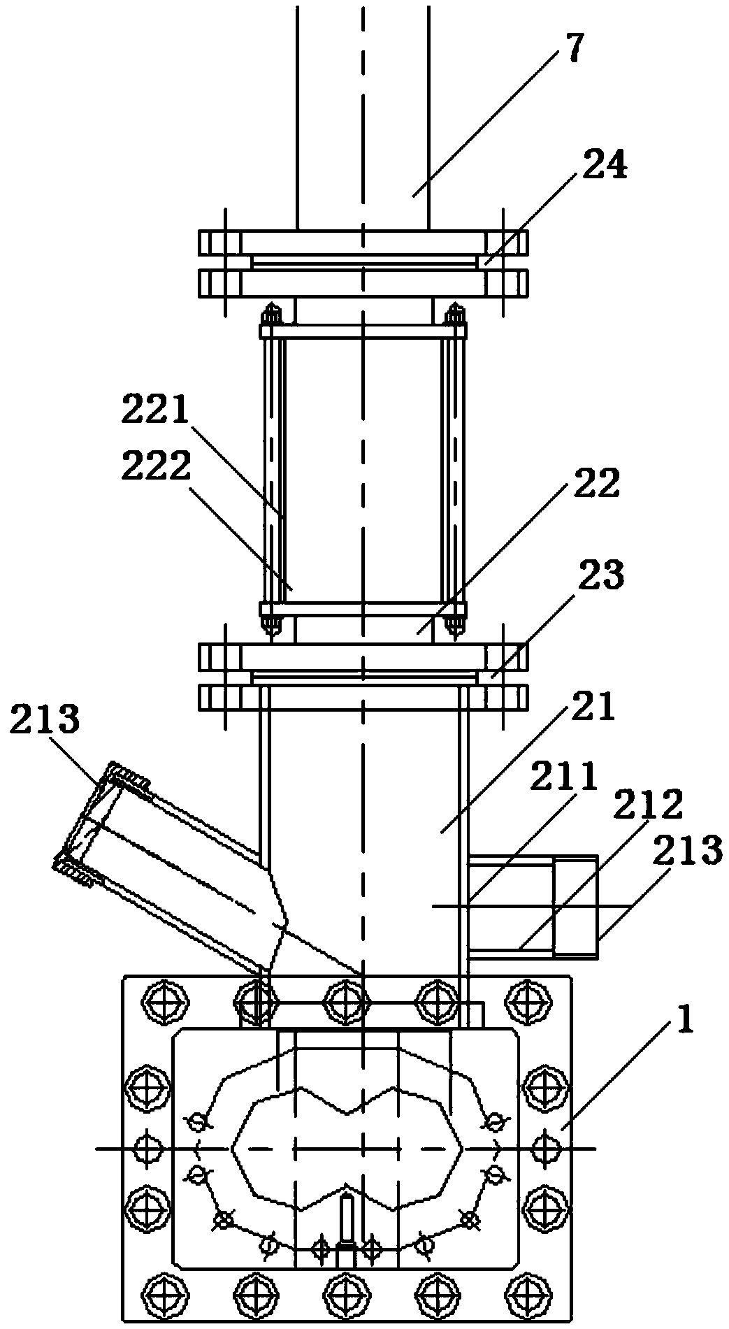 Vacuum energy-saving sewage processor