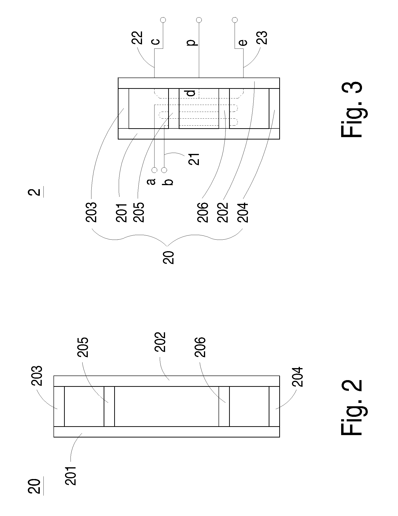 Magnetic element and magnetic core assembly having reduced winding loss