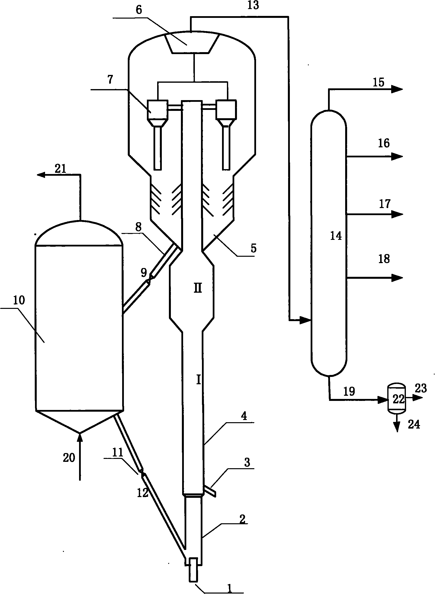 Catalytic conversion method for improving cetane number and yield of diesel