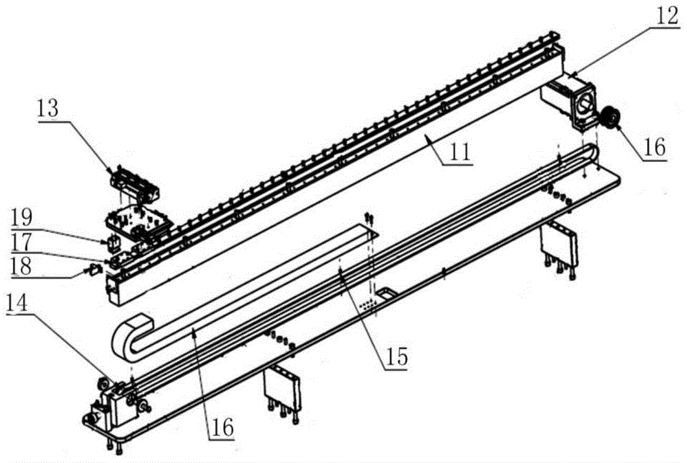 Wire separation mechanism for T2 ring wire winding machine