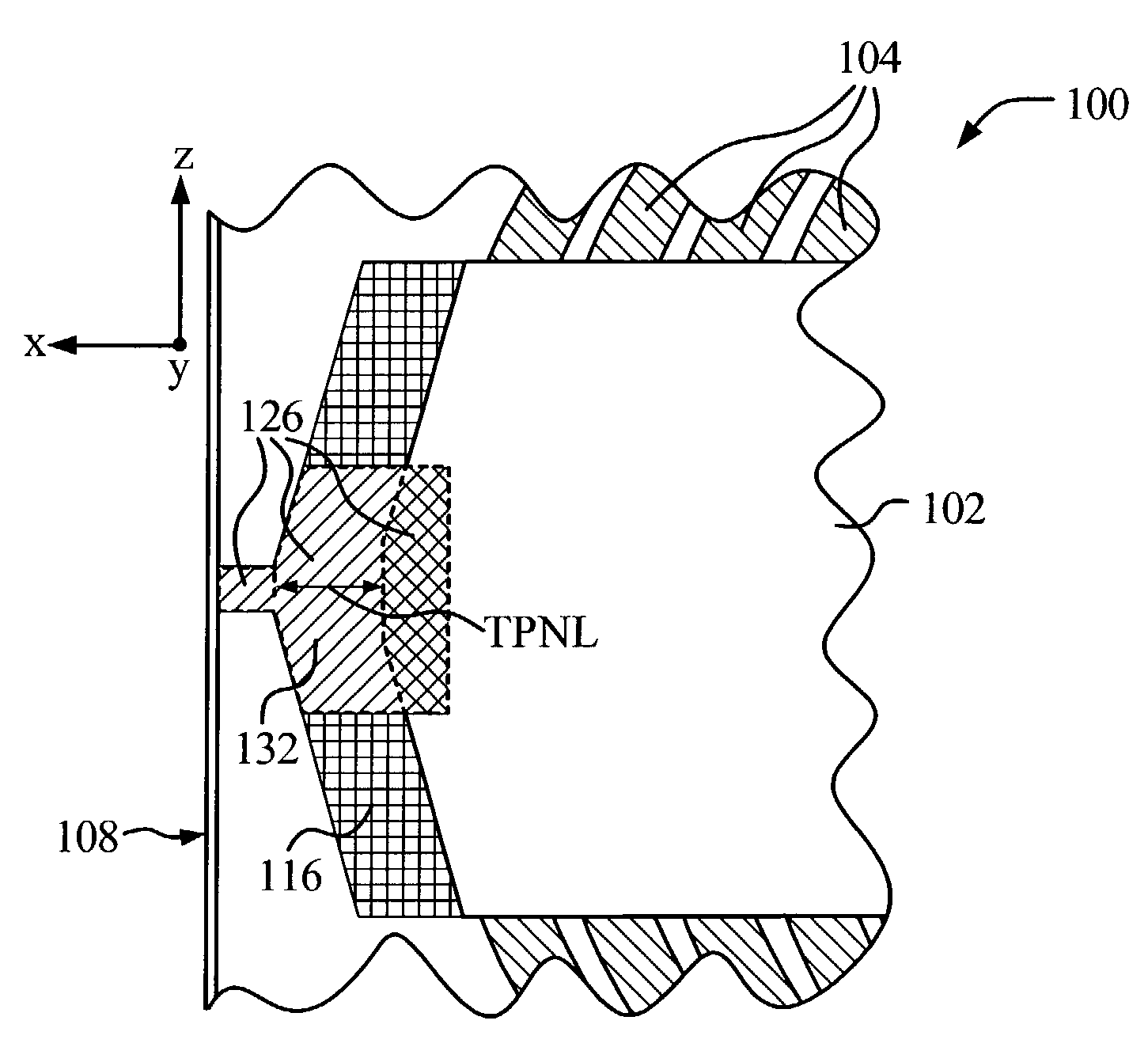 Double-nosed inductive transducer with reduced off-track writing