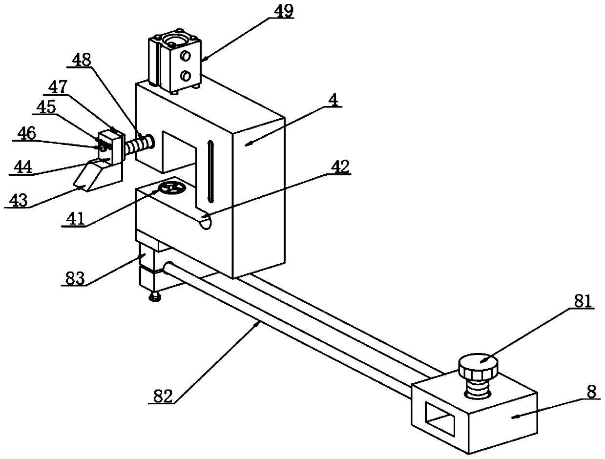 Sterilized paper packaging bag punching processing production line