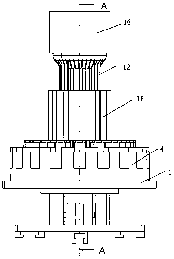 Expansion method and expansion device for coils in stator core slots of motor
