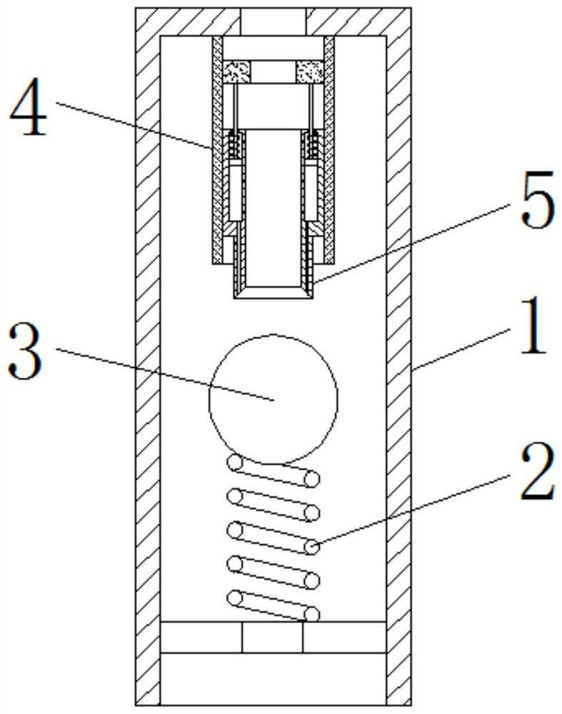 One-way ball valve for piston grouting pump