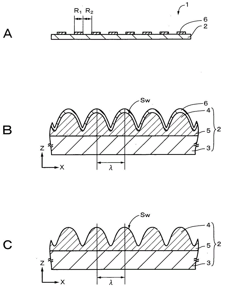 Transparent conductive element, input device, and display device